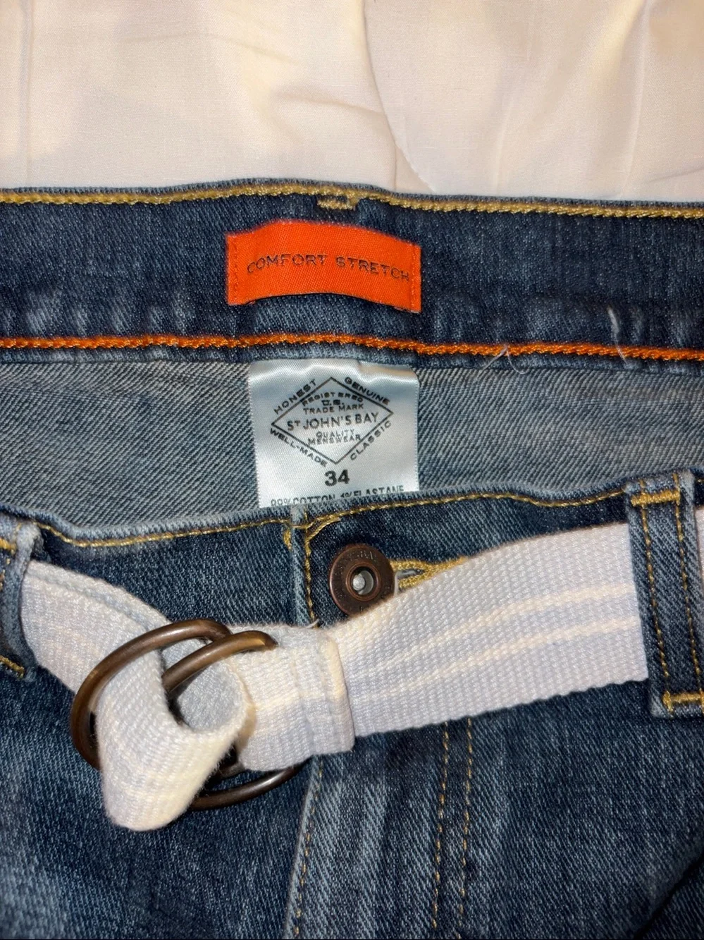 Buffalo David Bitton Distressed Light and Dark Blue Men's Jeans